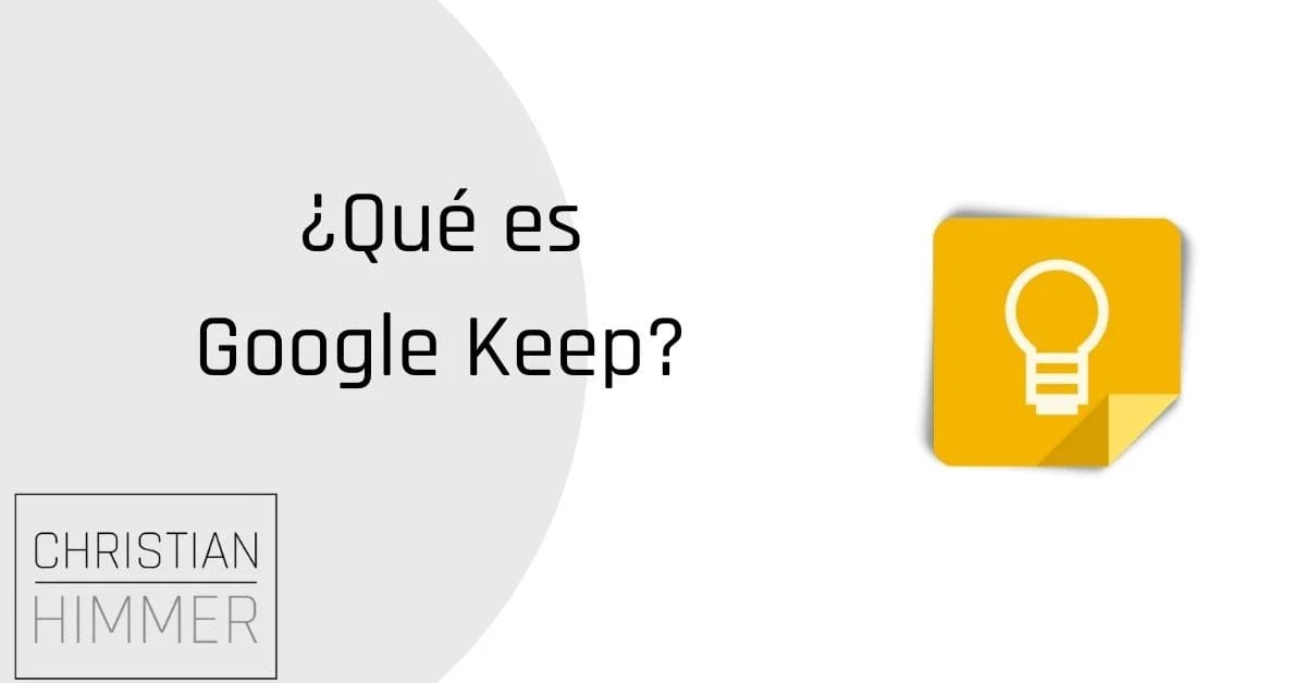 ¿Que es Google Keep?