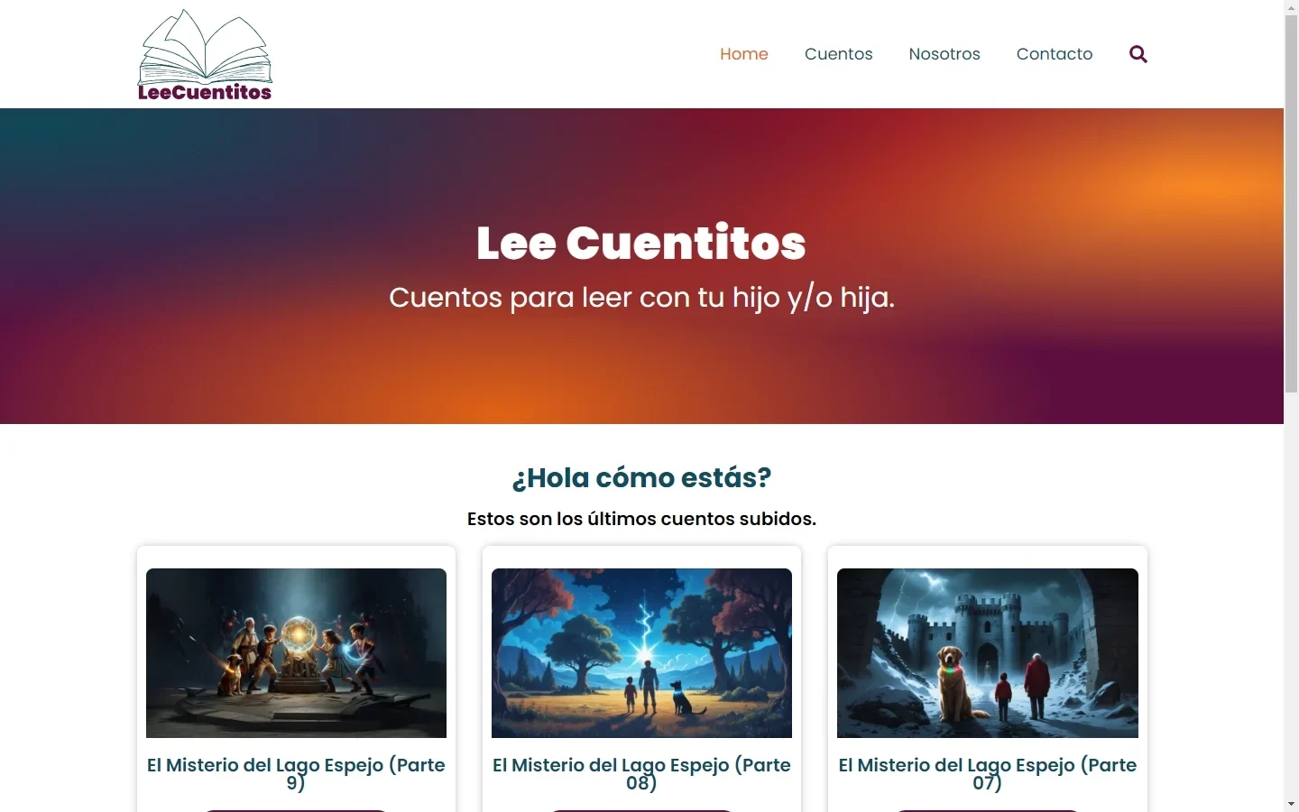 Lee Cuentitos Banner