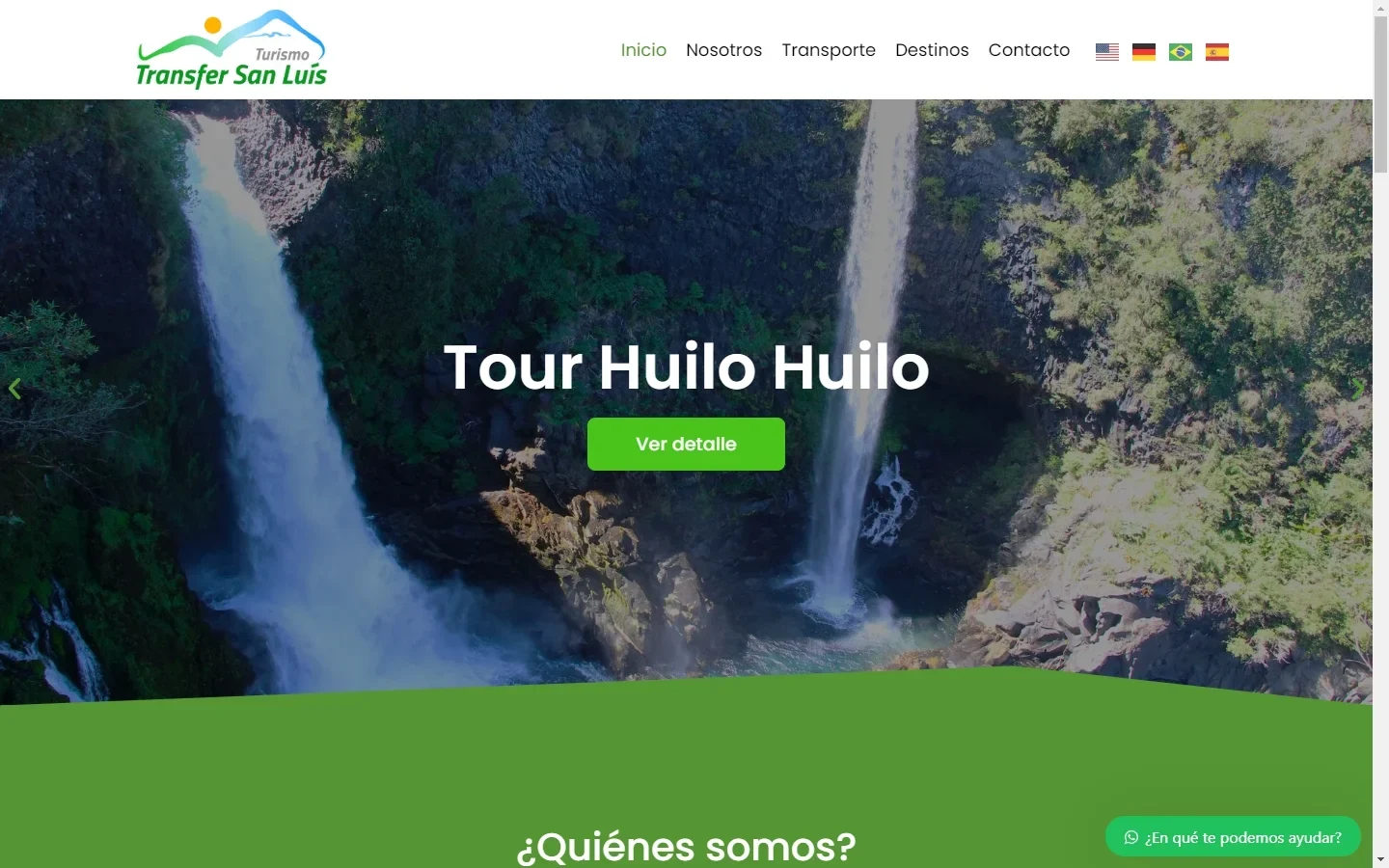 Turismo Tranfer San Luis Banner